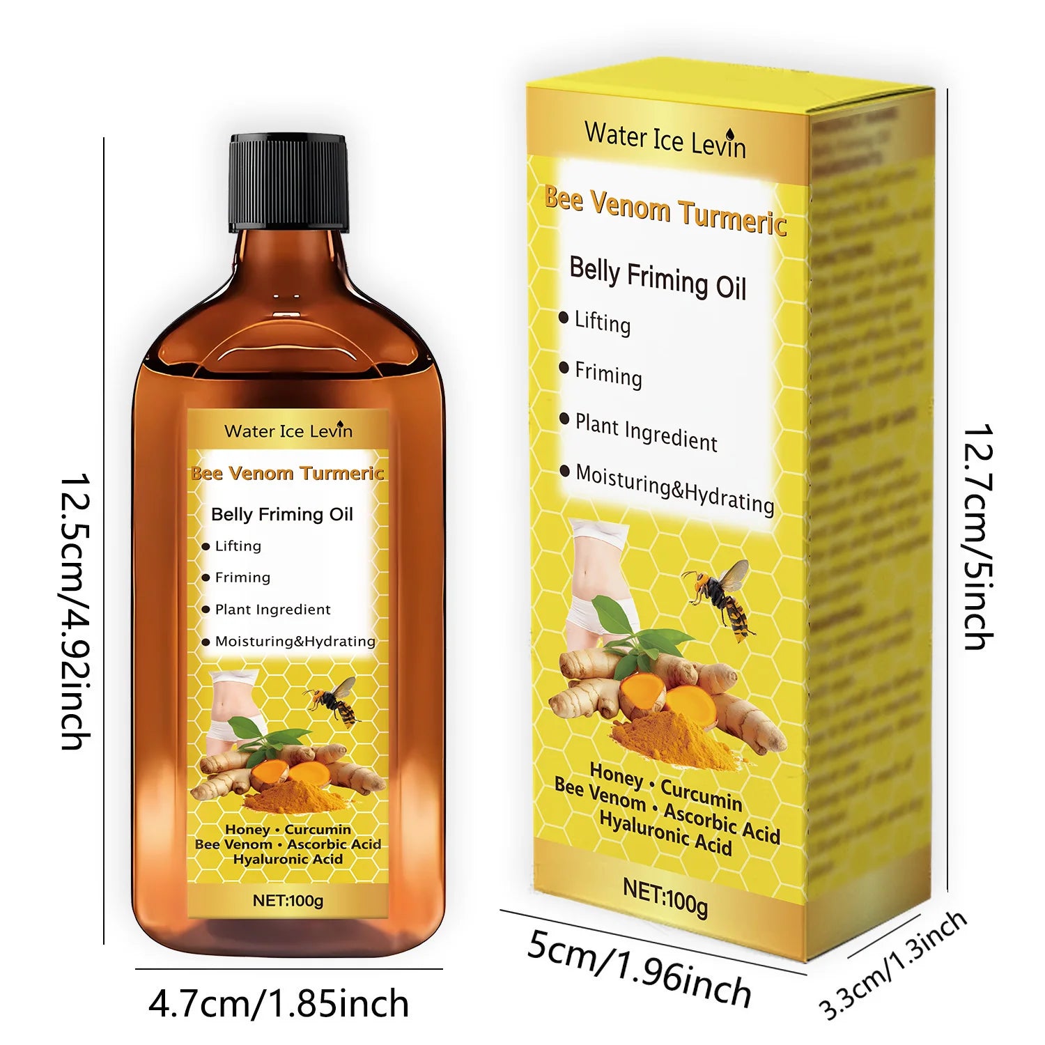Ginger Essential Oil Massage Oil Is Moisturizing, Lightweight, and Non-Greasy, and It Contains Camellia and Almond Oils, Making It Ideal for Massage Baths, Body and Hair Care