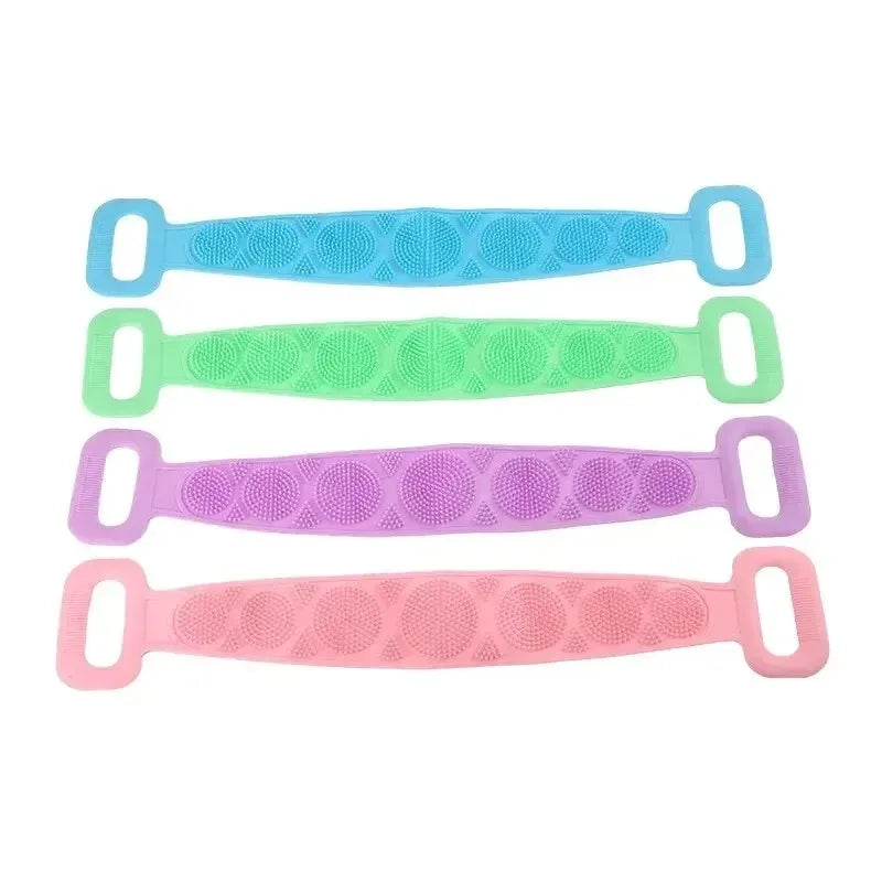 Bath Towels Scrubber Rubbing Back Peeling Massage Body Sponge Silicone Back Brushes Shower Belt Extended Skin Clean Brushes