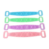 Bath Towels Scrubber Rubbing Back Peeling Massage Body Sponge Silicone Back Brushes Shower Belt Extended Skin Clean Brushes