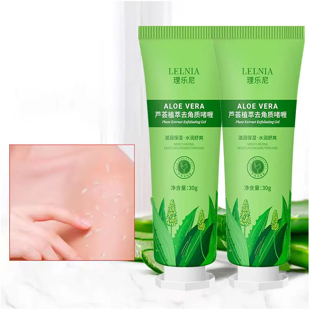 Facial Exfoliating Gel, Non-Scrub Gentle Exfoliant for Face & Body Dead Skin Peeling & Cleansing, Revealing Glowing Skin 30ml