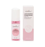 NATUHANA 60ml Gentle Lash Cleansing Mousse No Irritation Eyelash Shampoo for Extensions Grafting Makeup Remover Glue Cleanser
