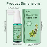 Hair Growth Spray,Scalp Scrub,Rosemary Scalp Exfoliator Scrub Shampoo,Hair Booster Serum,Strengthens Hair Roots,Helps Strengthen