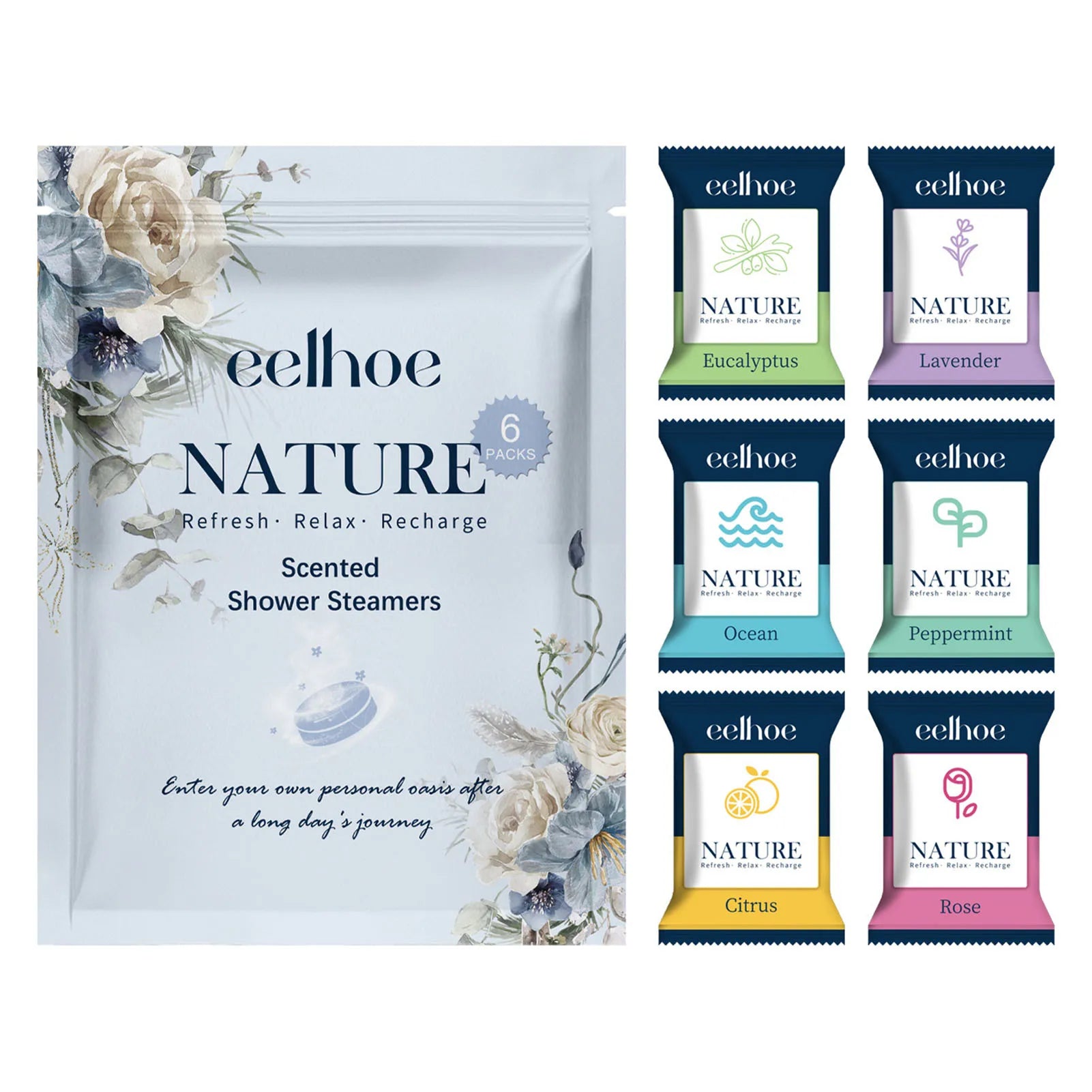 Aromatherapy Shower Steamers Long-lasting Fragrance Nighttime Shower Tablets Bath Bombs for Bathbombs Spa Relaxation Gifts