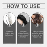Vanilla Scented Dry Shampoo Spray Oil Absorbing Volumizing Hair Refresh Instant Clean No Water Needed Travel Size 100ml