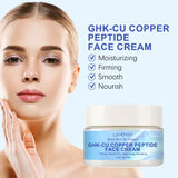 GHK-Cu Copper Peptide Cream | Intense Moisture & 72H Hydration Lock | Firms, Smooths & Strengthens Skin Barrier, Reveals Plumper