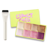 Curve Case Cream Eyebrow Cream Blush Highlighter Palette Matte Shimmer Finishes Shadow Tones Long-Lasting Cosmetics