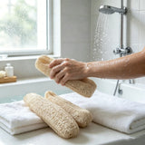 Natural Loofah Multi-Purpose Eco-Friendly Body Shower Sponge Home Cleaning Brush Exfoliating for Skin Tough on Stain Bathroom