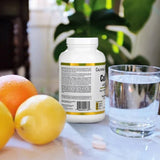Hydrolyzed Collagen Peptides + Vitamin C, Types I & III Support Healthy Hair, Skin, Nails, Joints & Bones Boosts Immunity