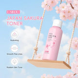 100ML Sakura Face Toner Brightening Hydrating Moisturizing Oil Control Deep Hydration Moisturizer Feels Light Serum Skin Care
