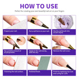 LIMEGIRL Nail Acrylic Liquid Monomer Crystal 40ml/75ml/120ml/240ml for Nail Art Acrylic Powder Extension Professional Manicure