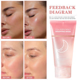 Hydrating Face Mask  Reduces Sagging Collagen Overnight Firming Mask for Elasticity Dullness Wrapping Peel-Off Mask Skincare
