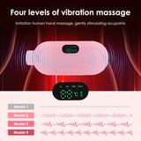 Women Menstrual Heating Pads Effective Hot Compress Period Relief Belt Rechargeable Heated Waist Massager Gifts for Female
