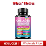 High Strength Collagen Complex, with Biotin, Hyaluronic Acid, Antioxidant, for Firm Skin, Strong Joints, Bone, Hair and Nails
