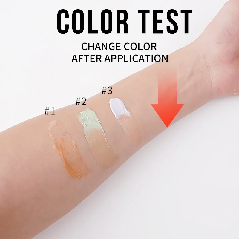Centella Asiatica Brightening Concealer CC Cream Sunscreen Facial Pore Concealer Even Skin Tone Moisturizing Primer