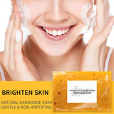 100g Turmeric & Kojic Acid Soap Whitening For Dark Spots Deep Moisturizing, Oil Control & Hydrating Body Wash with Ginger