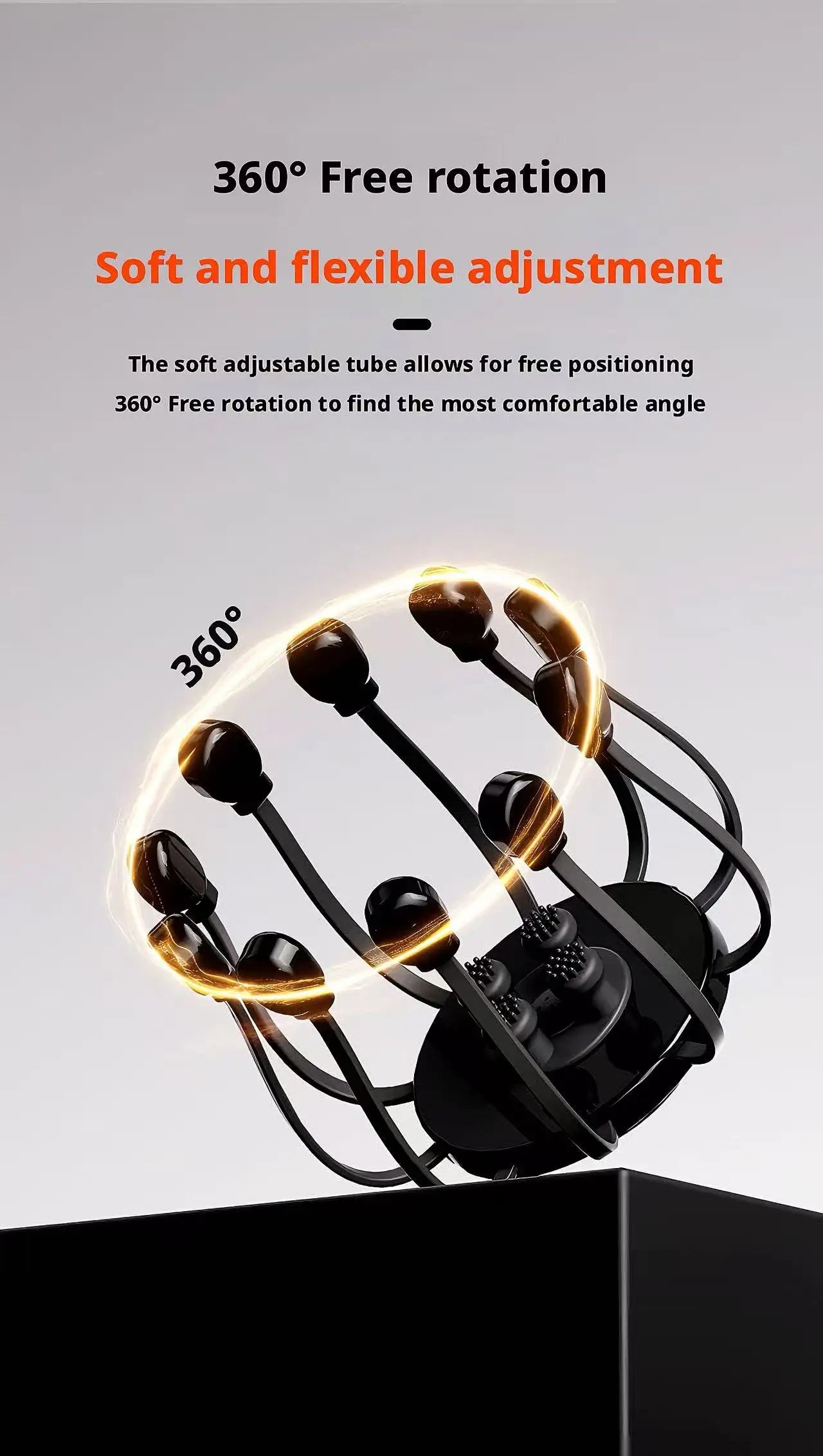 Electric Octopus Head Massager 10/14 Claws Smart Scalp Massage Device Relax Stress Relief Deep Tissue Home Head Spa Massager