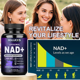 NAD+ Supplement - with Resveratrol, Enhances Cellular Vitality, Cell Repair, Anti-Aging, Antioxidant, Improves Energy, Focus
