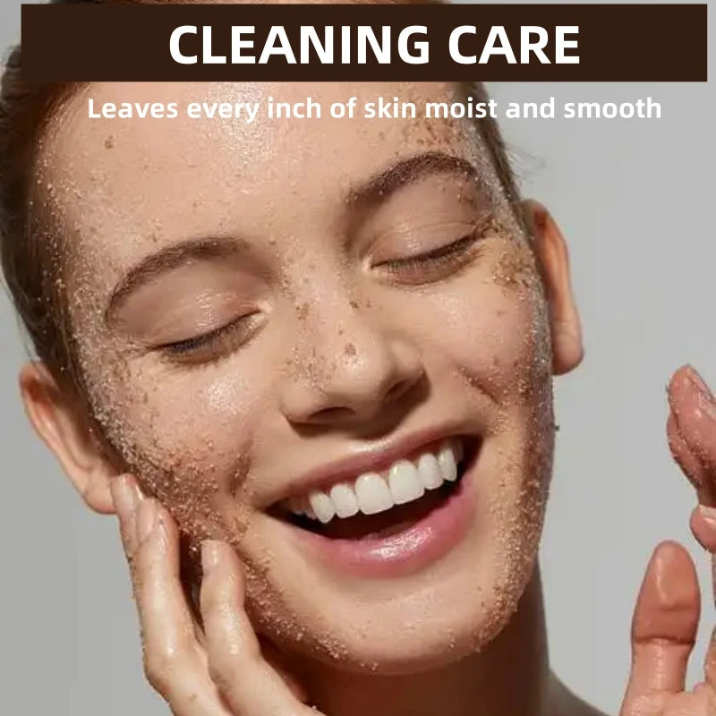 350g Coffee Exfoliating Skin Cleansing Scrub, Body Scrub, Deeply Cleanses and Softens Skin, Brightens Skin Tone, Suitable for Bo