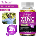 Zinc Picolinate 100 Mg - Superior Zinc Absorption Boosts Immune Support, Sleep & Energy, Supports Respiratory Health
