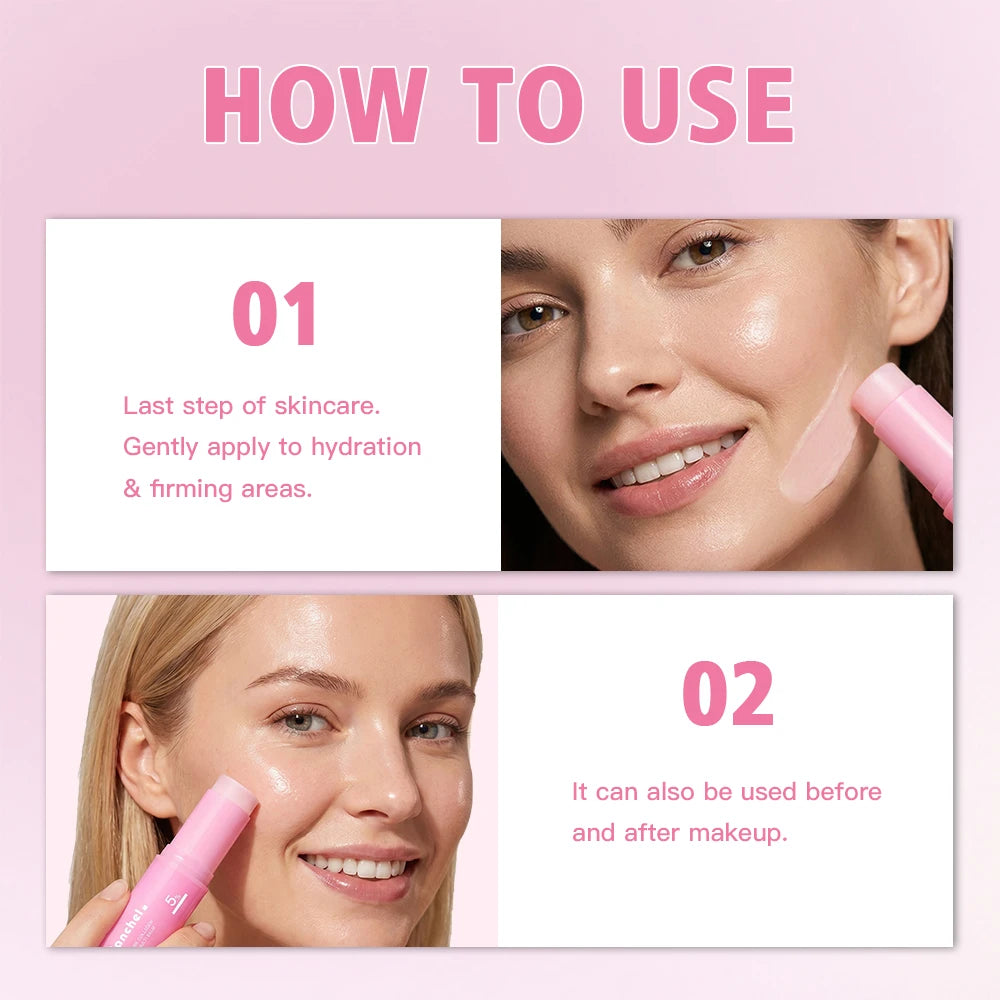 Collagen Moisturizing Cream Stick Hydrating Non-greasy Instant Touch-ups For Dewy Plump Skin Radiant Finish Korean Cosmetics