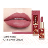 CATKIN Makeup Velvet Matte Lipstick, Hydrating Long‑Lasting Creamy Smooth, for Halloween Cosplay & Party Lip Looks