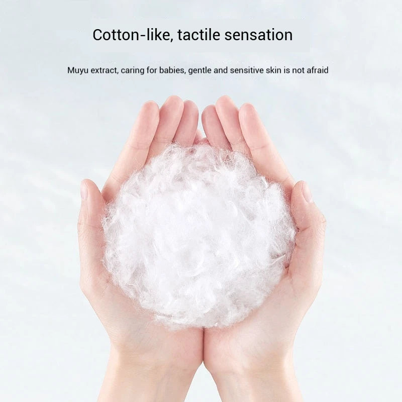 Soft Thick Disposable Cotton Facial Tissues – Dry Cleansing Wipes for Makeup Removing & Skin Care