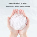 Soft Thick Disposable Cotton Facial Tissues – Dry Cleansing Wipes for Makeup Removing & Skin Care
