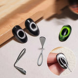 4Pcs Strong Magnetic Stick Cat Eye Set Magnet Double Headed Nail Art Cylindrical Ball Heart-shaped Hollow Cat Eye Magnet Tools