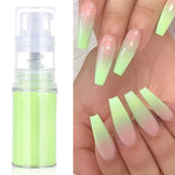 10g/bottle Nail Art Ombre Spray Powder Pearl Gradient Nail Pigment 12colors Blush Ombre Neon Nail Spray Powder Nail Supplies #FA