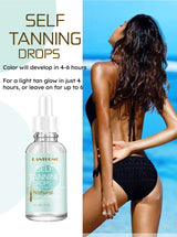 30ml Self -Tanning Drops Body Self Tanner Sunless Tanning Lotion for Natural-Looking Tanner For Body Skin Care