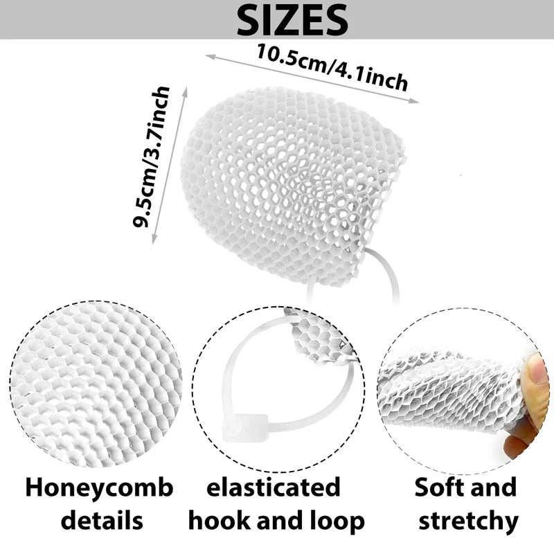 Silicone Body Scrubber Shower Brush, Honeycomb Exfoliating Bath Tool for Deep Cleaning, Massage & Smooth Skin Care