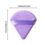 Black Triangle Velvet Powder Puff Soft Foundation Makeup Sponge Portable Household Cosmetic Beauty Accessory