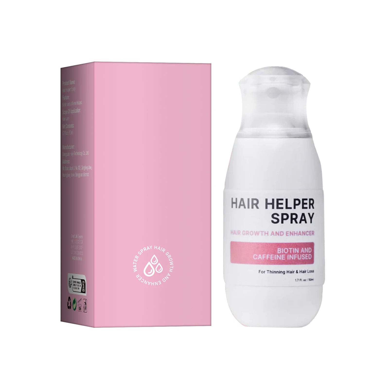 Fermented Rice Water for Hair Growth Hair Regrowth Essential Oil Scalp Treatment Hair Fall Control Serum Plant Dense Hair Spray