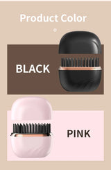 Portable Wireless Straightening Comb Mini USB Rechargeable Hair Straightener Brush Multifunctional Gentle Hair Styling Accessory For Travel Daily Use