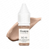 Guapa 10ml Permanent Makeup Ink Stretch Mark Camouflage Pigments Skin Tone Scar Camouflage Tattoo Ink for Restore Skin Tone