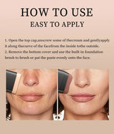 Eraser Foundation Stick Water Moist Light Concealer Foundation Covering Acne Scarring Dark Under-eye Circles Face Beauty Makeup