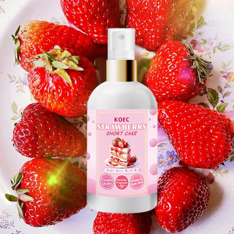 Strawberry Women's Perfume Clothing Spray Vitality Charm Coconut Body Milk Fragrance Spray Brand Sweet Charm Strawberry Perfume
