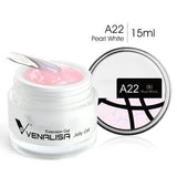 VENALISA Clear Color Extension Gel Pearl Glittle Gel Canni Supply Camouflage Fasting Jelly Nail Gel Self Leveling Acrylic Gel