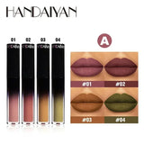 12 Color Halloween Dark Lip Gloss Matte Colorful Non Fade Liquid Lipstick Kit Waterproof Lasting Black Red Blue Velvet Lipsticks