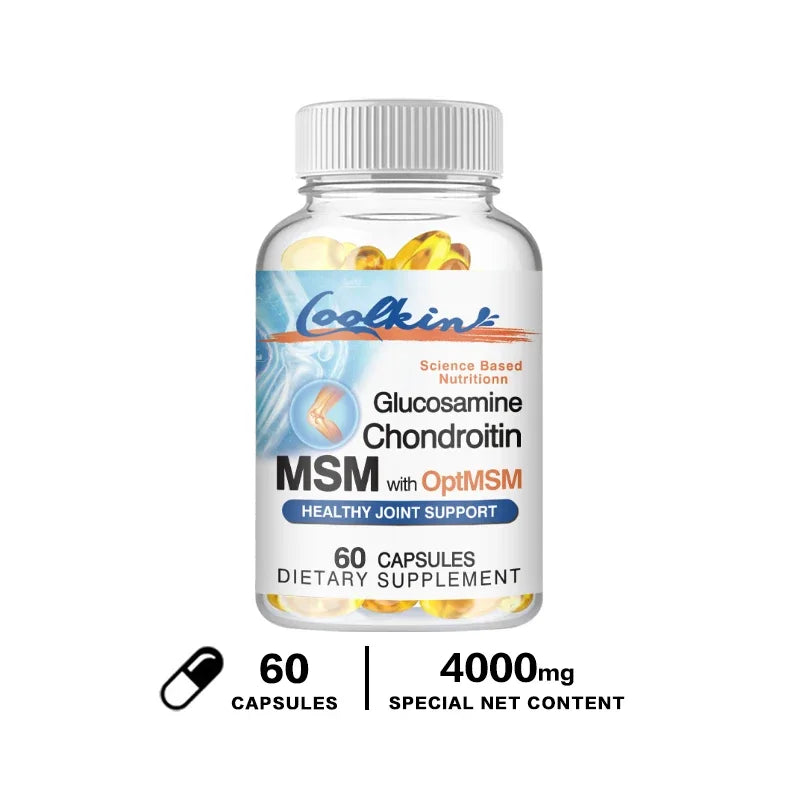 Joint Health, Hair, Skin and Nails - Glucosamine Chondroitin MSM and OptiMSM