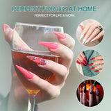 Nailpop Soft Gel Tips For Nails Acrylic Material Half Almond Artificial Nail Capsule Accessories Tool Art Salon 120pcs/box