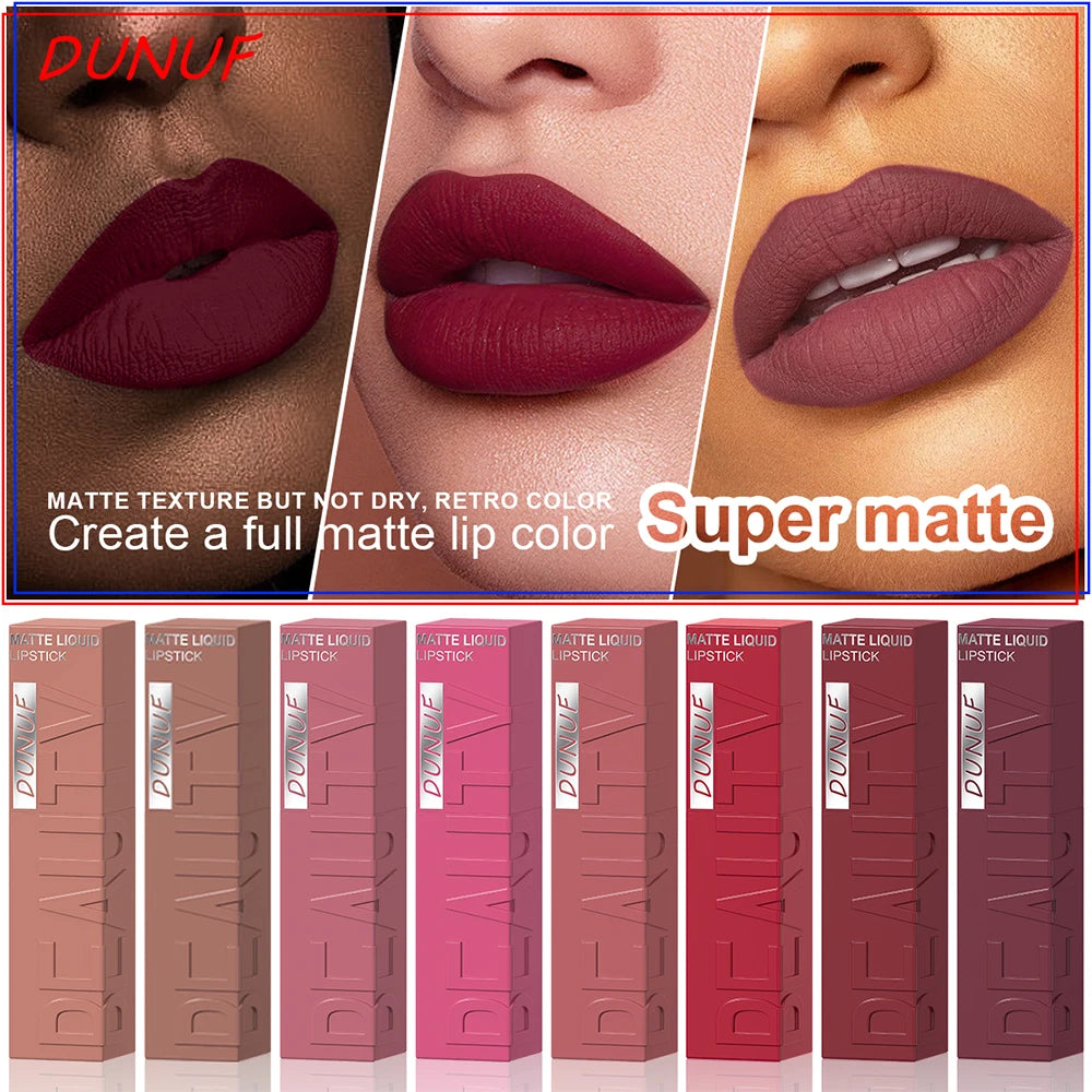 Lip Gloss Lipstick Easy To Color Waterproof Easy-color Sweat-proof Non-stick To Cups, Y2K Fancy Fashion Suitable For Christmas