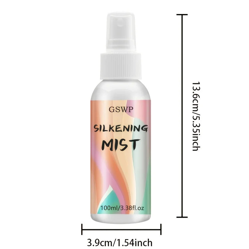 GSWP Silky Hair Spray is a leave-in treatment with heat protection, a pleasant fragrance, and leaves hair smooth and shiny.100ml
