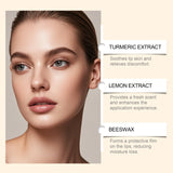 Turmeric Lemon Lip Balm Natural Shea Butter Lip Treatment For Dark Melanin Remove Hydrating Vegan Pre-Makeup Base Lip Stick