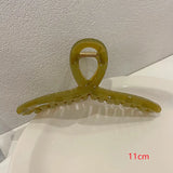 Plastic Transparent Large Size Hair Claw Fashion Ladies Hair Clips Women Hair Accessories Headwear Ponytail Hairpins Headwear