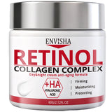 ENVISHA Face Skin Care Retinol Collagen Cream Anti-aging Wrinkle Deep Hydration Moisturizing Skin Health Whitening Exfoliation