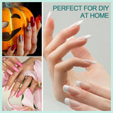 Nailpop Soft Gel Tips For Nails Acrylic Material Half Almond Artificial Nail Capsule Accessories Tool Art Salon 120pcs/box