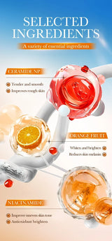 Orange Exfoliating Peeling Gel Facial Scrub Moisturizing Nourish Repair Scrubs Blackhead Removal Face Cleanser Korean Cosmetics
