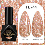 10ml Gel Nail Polish 162 Colors Nail Supplies Vernis Semi Permanent Nail Art Manicure Soak Off LED UV Gel Nail Varnishes Summer