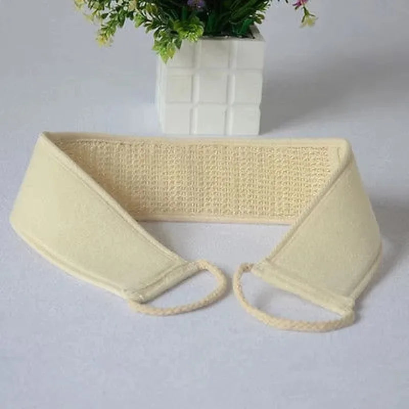 New Bathroom Cleaning Small Tools Unisex Soft Care Exfoliating Loofah Sponge Carrier Bath Shower Body Massage Cleansing Scrub